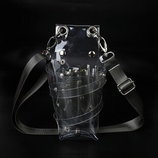透明剪刀包发型师斜网红腰包工具美发挎个性专用创意理发剪发时尚