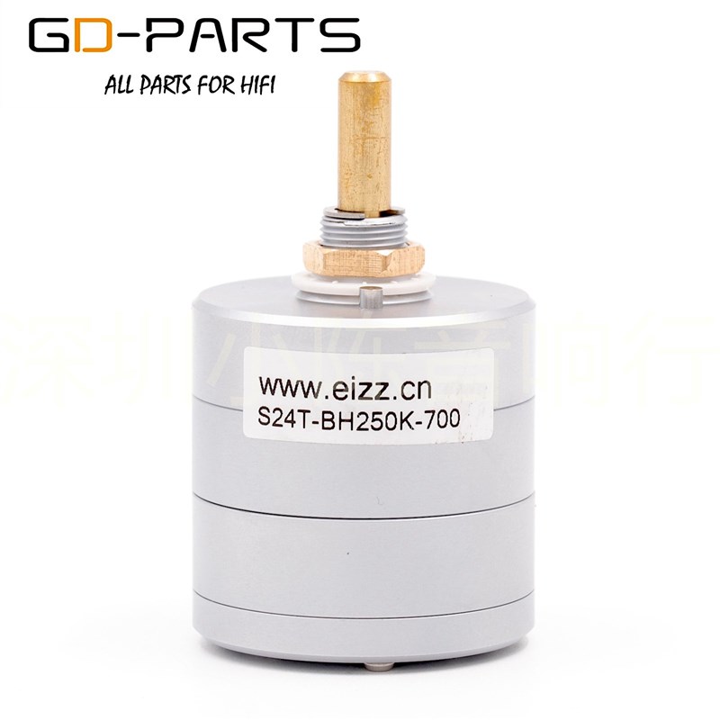 EIZZ电位器分压24级步进式双联立体声10K 50K 100K功放音量电位器