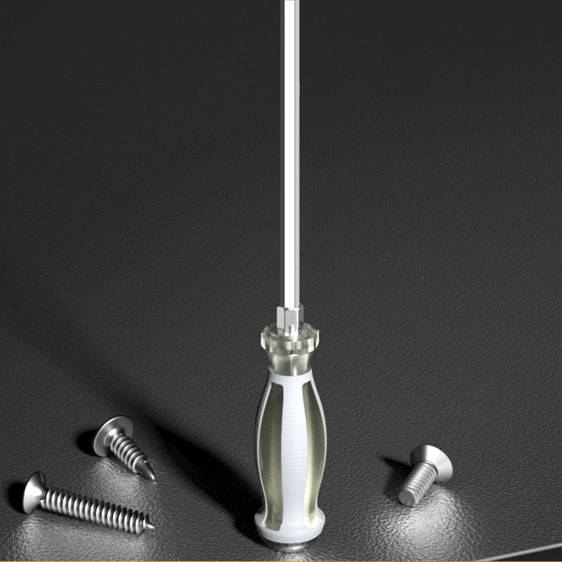 福冈穿心可敲击螺丝刀十字一字大号梅花改锥平口起子大全工具套装