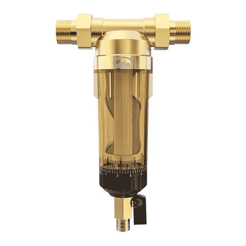 自来水净水器前置过滤器家用虹吸反冲洗铜大流量井水管塔全屋过滤