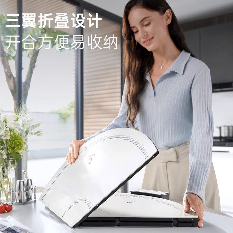 摩飞分区控温折叠暖菜板MRv8306家用饭菜恒保温暖菜垫加热菜神器