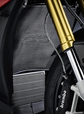 适用BMWcS1000R S1000RR S1000XR HP4改装水箱网散热器牀包配件