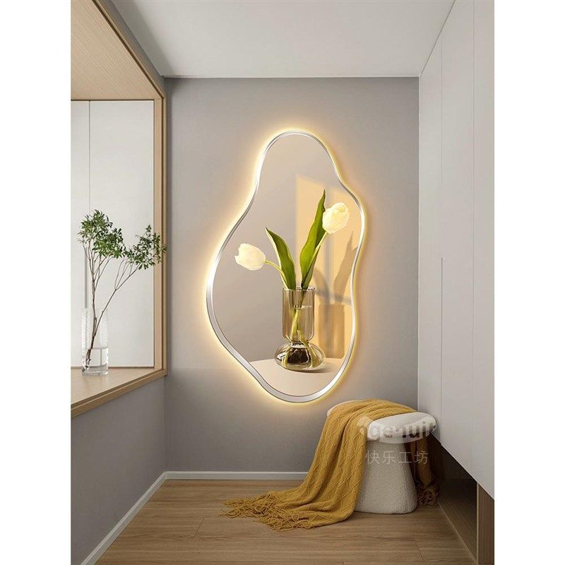 玄关装饰画壁灯高级感灯光画现代简约入I户挂画壁画走廊尽头装饰,家居饰品,氛围画/灯画,淘宝优惠券,粉丝福利购,淘宝优惠卷