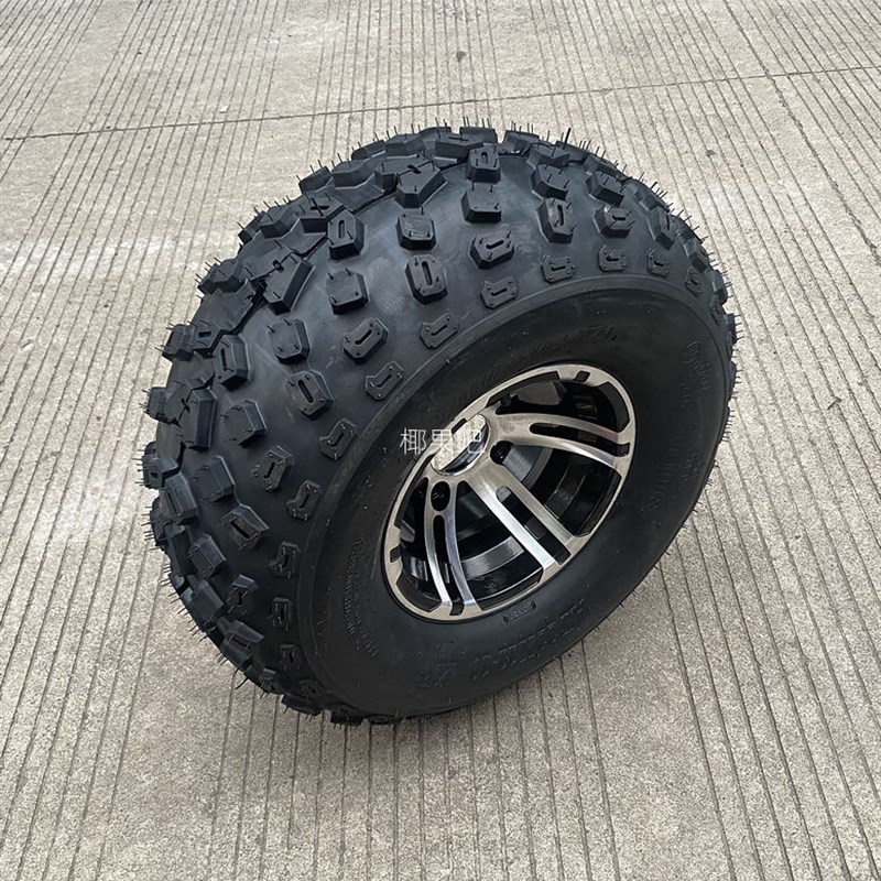 改装卡丁b车配件 沙滩车21X7-10  22X11-10寸越野真空轮胎带铝轮