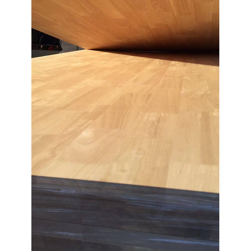 橡胶木指接板实木板橡胶木指节板拼板uv橡木板橡木指接板木板定i.