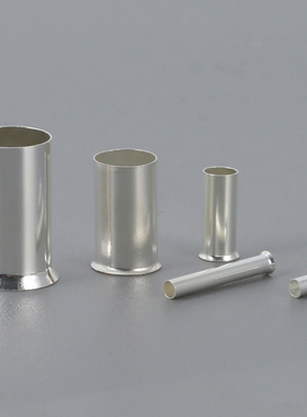 EN2508管型针式裸端头冷压接线端子铜鼻子紫铜N2.5mm平方2000祇