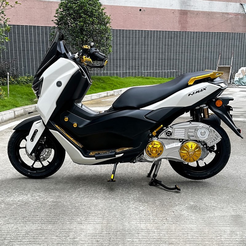 适用雅马哈NMAX155改装配件w 传动箱盖 金属铝制 2022-2025款