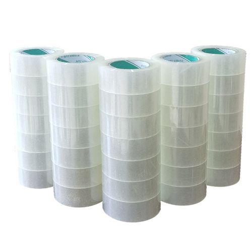 透明胶带整箱批發快递封箱u宽胶布打包封口大卷黄胶纸包装胶带大