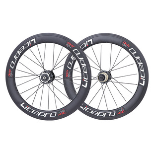 lp litepro 349碟刹轮组高圈轮组折叠E车改装 16*1-3/8 aero大刀