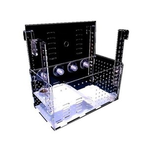 乌龟晒台爬台隔离盒子带晒台龟躲避冬眠盒子深水龟U分隔箱分离盒