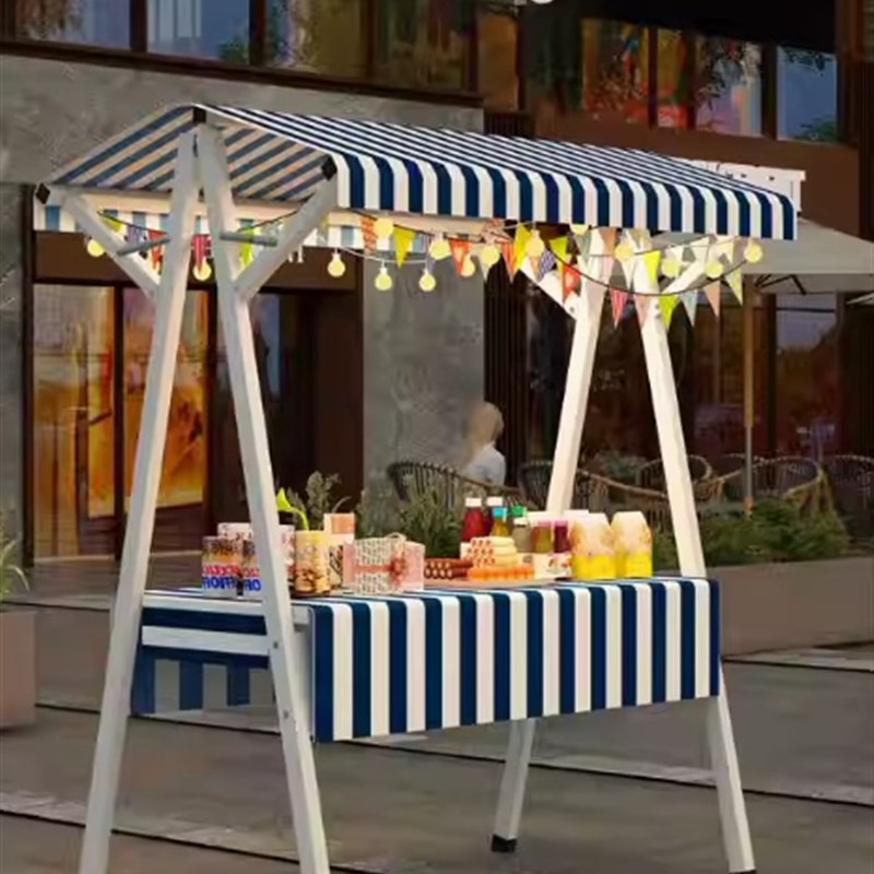 摆摊架夜市集市商业街定制可移动架子G网红摊位架景区地摊铁艺架