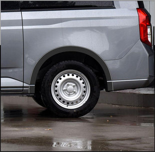 五菱征程 饰汽车防撞条加宽轮眉贴车身贴遮划痕配件 宏光pluos改装