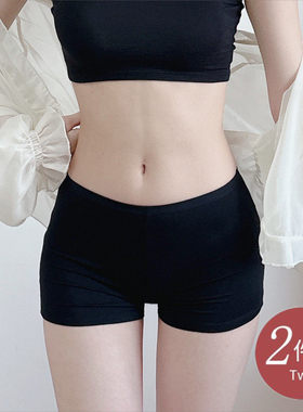 安全裤女防走光莫代尔内搭裤夏季外穿黑色薄款打底短裤白色保险裤