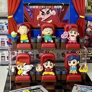 现货日版蜡笔小新春日部电影院剧场盲盒小葵阿呆手办潮玩摆件礼物