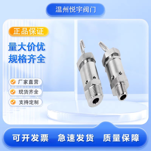 不锈钢泄压阀安全阀弹簧式自动