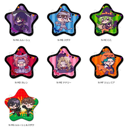 喵喵预订   反叛的鲁路修 万圣节 Q版 星形 徽章 吧唧 SYNC 周边