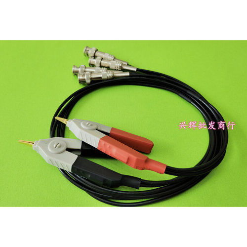 高品质超低阻LCR电桥四端测试夹线 数字电桥夹线 低电阻测试夹