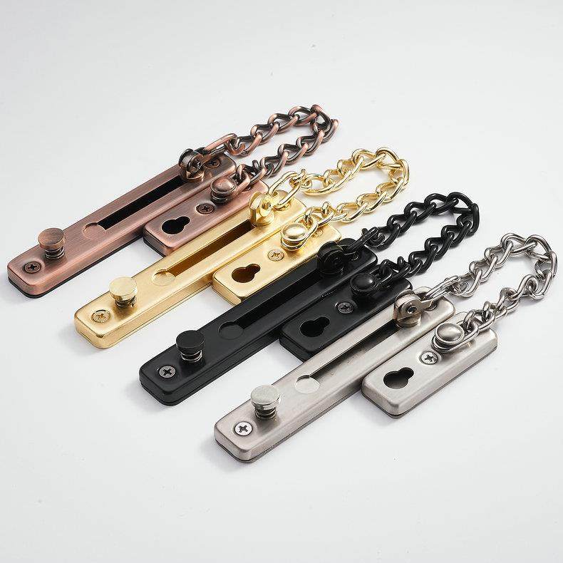 爆款不锈钢防盗链门链家用宾馆酒店房门门栓插销防盗门链门锁扣,基础建材,暗插销,淘宝优惠券,粉丝福利购,淘宝优惠卷