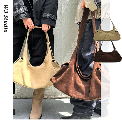 zui高ban麂皮托特包DT大容量hobo