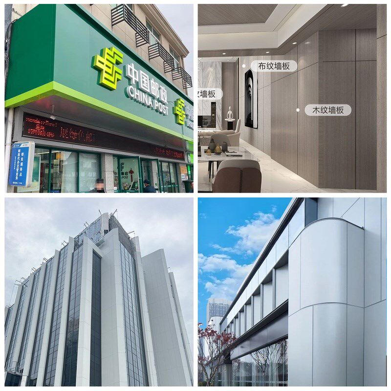 硬质铝塑板上海吉祥铝塑板工厂4mm内外J墙板门头广告招牌干挂铝塑