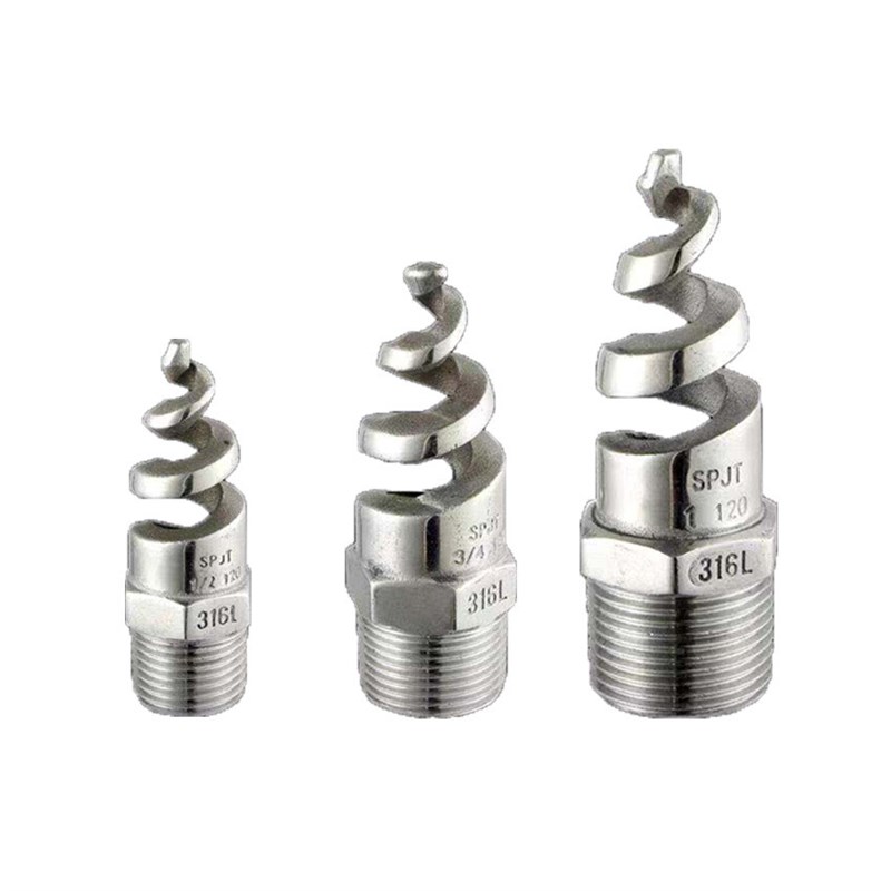 316L不锈钢螺旋喷嘴 1.5J寸DN40脱硫塔喷头