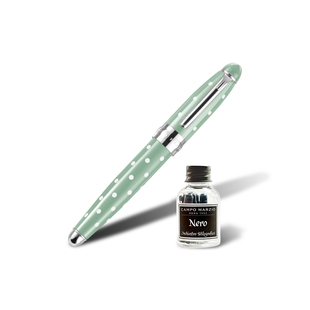 意大利CAMPO MARZIO凯博马尔兹口袋钢笔经典波点墨囊礼盒高档金属口袋笔学生送礼情人节礼物