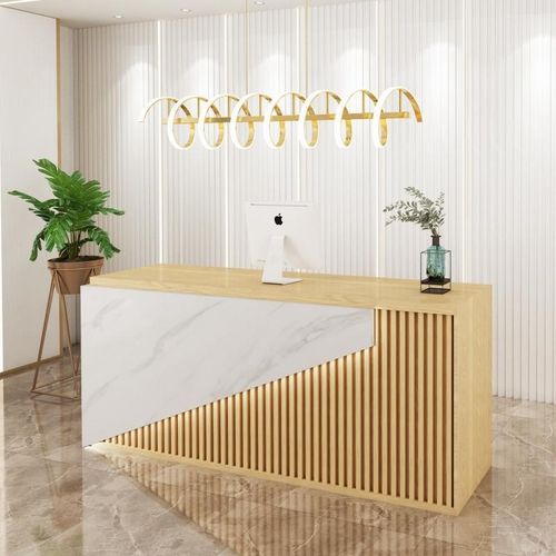 服装店收银台h店铺小型吧台现代简约公司前台接待台美容院柜台