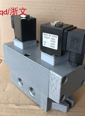 电磁阀K25HD2-15 K25HD2-1H0 08二位五通双电控换向阀