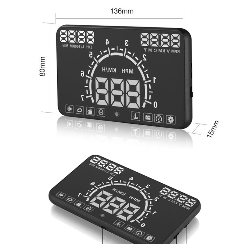 汽车抬头显示器HUD显示屏车载速度OBD免接线S时速玻璃显示车速,汽车用品/电子/清洗/改装,抬头显示/HUD,淘宝优惠券,粉丝福利购,淘宝优惠卷