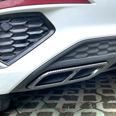 适用奥迪Ab3 8Y S Line Sportback Sedan 2021+四出尾喉框车贴改