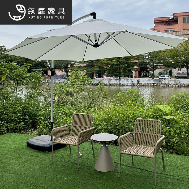 室外庭院休闲绳编椅子户外别墅民宿酒店藤艺桌椅茶几组合家具