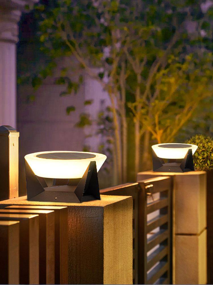 大门柱子灯太阳能户外灯庭院围墙灯门柱灯防水景观灯别墅柱头灯,住宅家具,电脑桌,淘宝优惠券,粉丝福利购,淘宝优惠卷