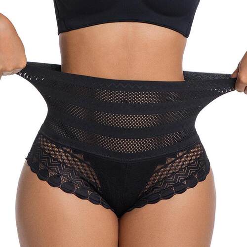 Lace Shapewear Breathable Waist Panties Chic Women Tummy