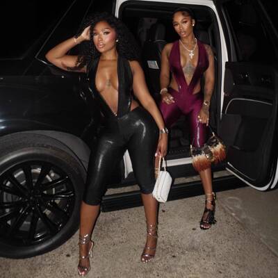 Women Sexy V Neck Ice Halter Backless Five Pants Set Summer