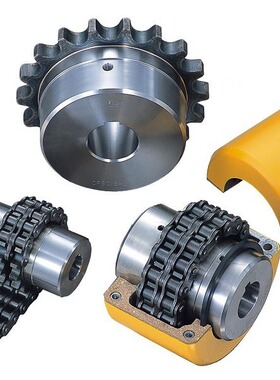 滚子链联轴器链条联轴器链轮联轴器KC4012 CR4012 整体锻造 出口