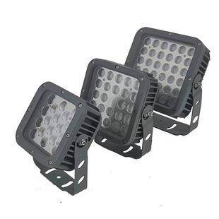 户外LED投光灯外壳12W18W24W36W48W54W72W方形射灯外壳铝压铸
