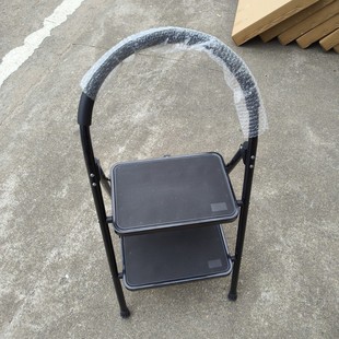 ladder家用折叠 steel 梯子工厂批发两步黑色铁梯子2步梯two step