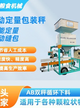 粮食定量包装秤 颗粒称重包装机 玉米小麦自动打包机 厂家直销