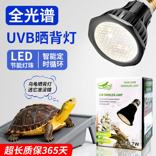 智能定时循环乌龟爬宠UVB晒背灯