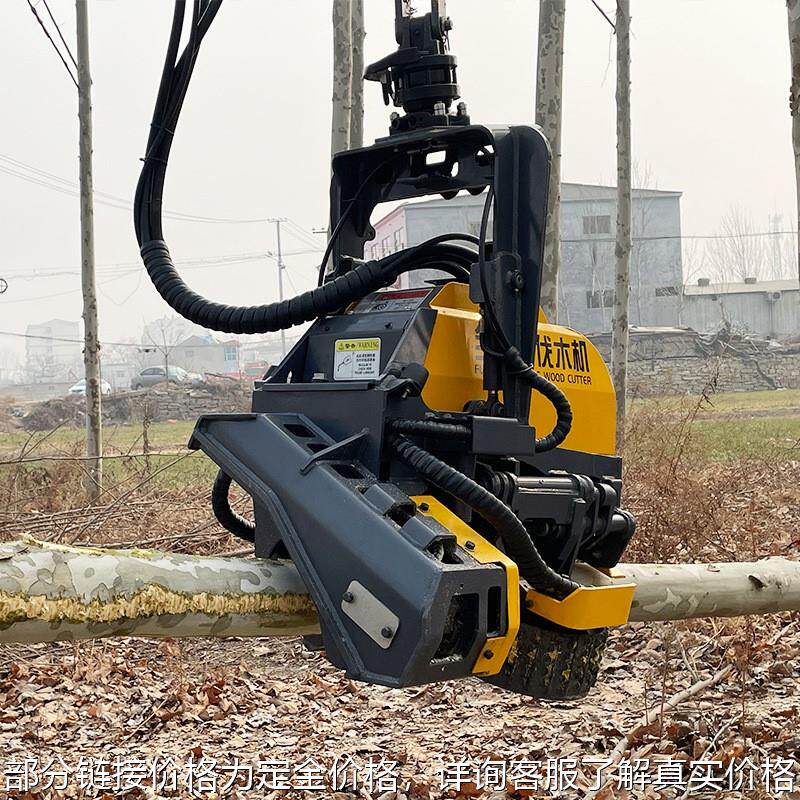 全自动砍树去树枝 自动测量定尺寸砍木头切树段 林场用伐木机