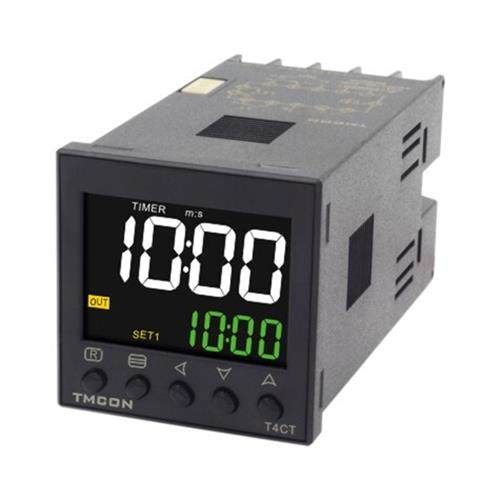 T4CT多功能液晶数显计时器时间继电器延时继电器时间制RS485通讯