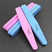 爆款 美甲工具用品大号海绵搓菱形精细指甲砂条打磨甲面平整抛光