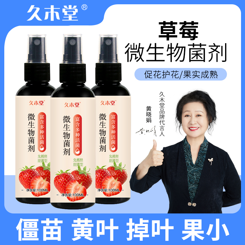 久木堂草莓营养液直接喷叶子根部