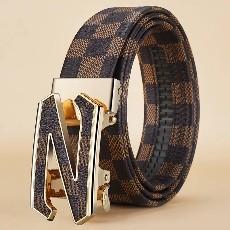 Unbelievable Deal! High-End Men's Leather Belt with Auto L-Buckle - Product image 3