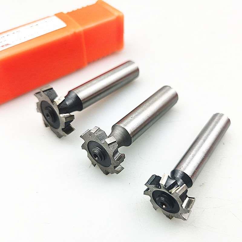 半圆键槽立铣刀 HSS-E高速钢直柄T型槽月牙刀3*10 4*16 5*19