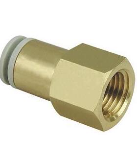 快插接头KQ2F04-01/06/08-02/10/12-01-02-03/04A白色内螺直通