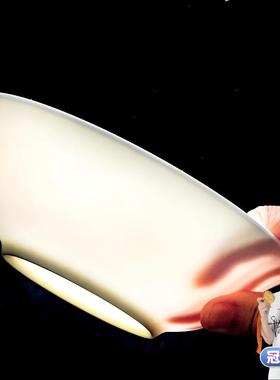 高档纯白骨瓷无铅镉家用中式釉下彩饭碗面碗易清洗微波炉陶瓷餐具