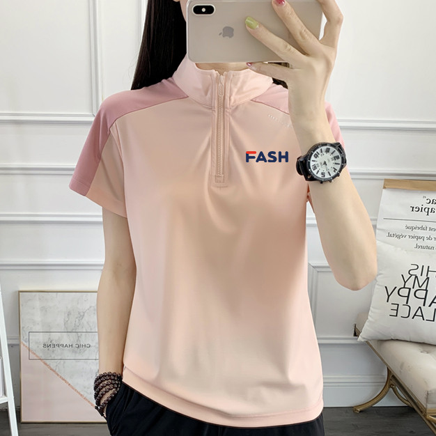 菲乐【品牌撤柜清仓】2025款冰丝短袖T恤女装夏户外运动速干上衣