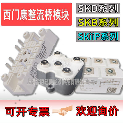 西门康可控硅SKD30/04A1/02A1/08A1/12A1/14A1/16A1桥式整流器