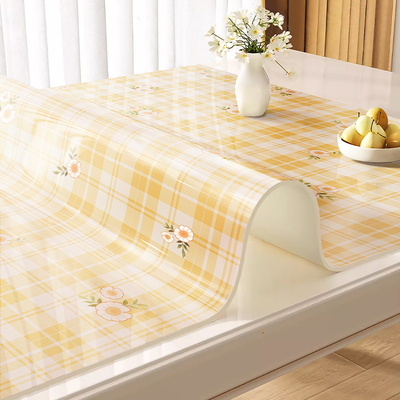 桌布免洗防油防水防烫pvc餐桌垫小清新轻奢高级感茶几桌面保护垫